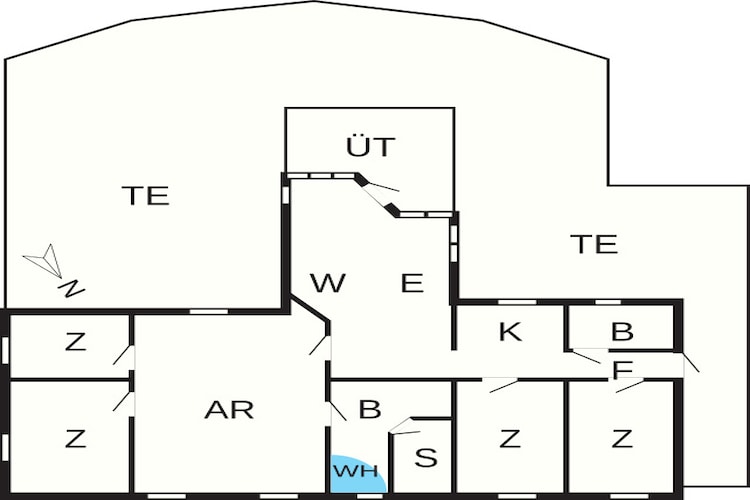 10 persoons vakantie huis in Væggerløse-By Traum - Plattegrond