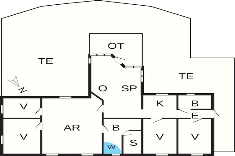10 persoons vakantie huis in Væggerløse-By Traum - Plattegrond