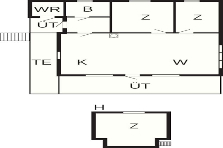6 persoons vakantie huis in Bud-By Traum - Plattegrond