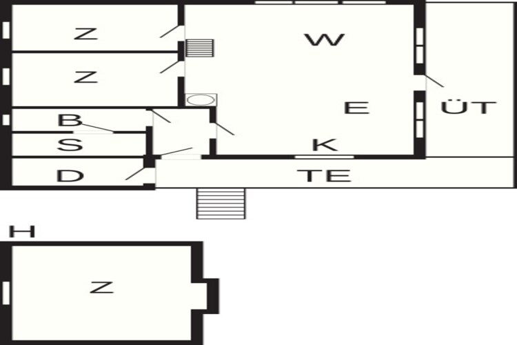 6 persoons vakantie huis in Bud-By Traum - Plattegrond