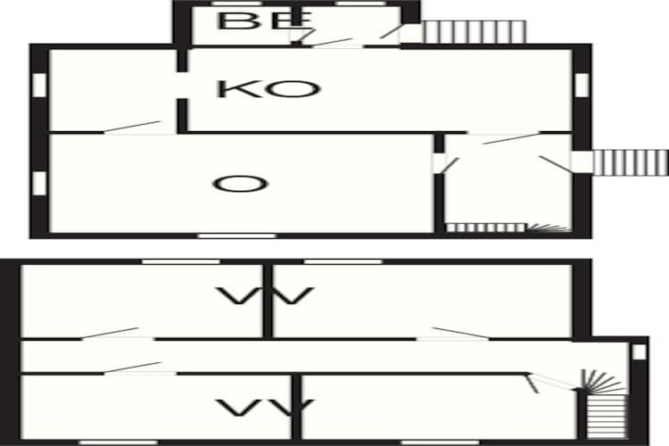 7 person holiday home in Bøstad-By Traum-Floor plan