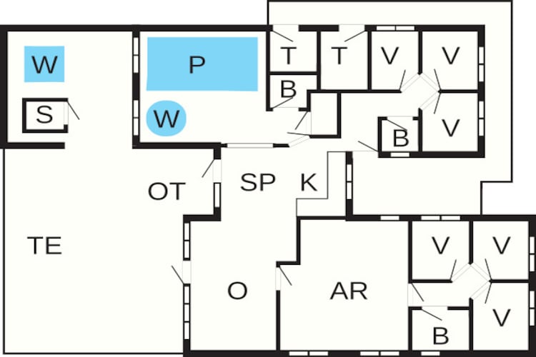 Luxe retraite met zwembad -- By Traum Ferienwohnungen-Plattegrond