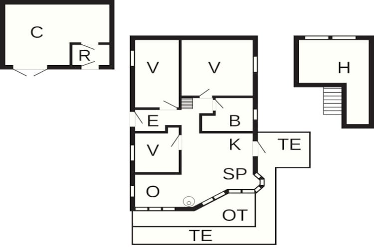 6 persoons vakantie huis in Løgstør-Plattegrond
