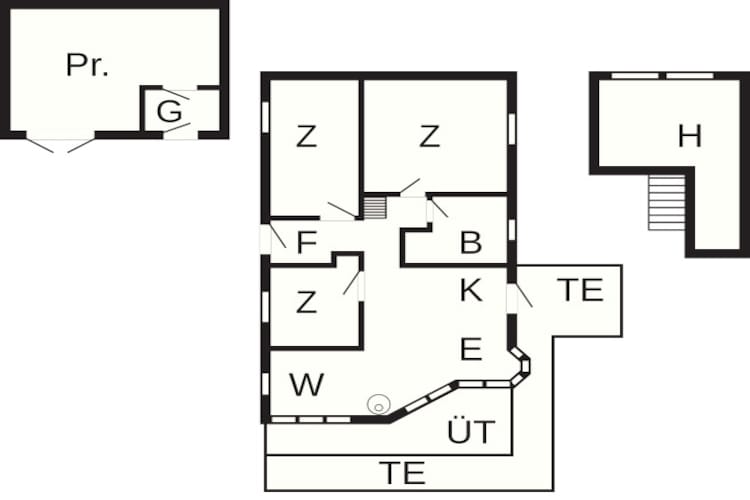 6 Personen Ferienhaus in Løgstør - Grundriss