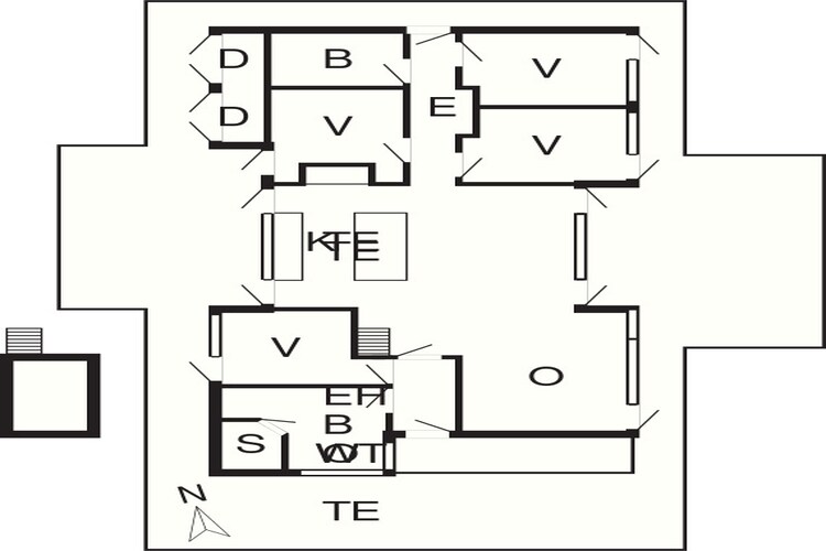 10 persoons vakantie huis in Rudkøbing-By Traum-Plattegrond