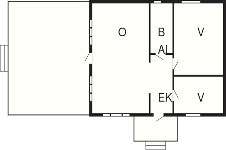 4 Personen Ferienhaus in Byxelkrok-By Traum-Grundriss