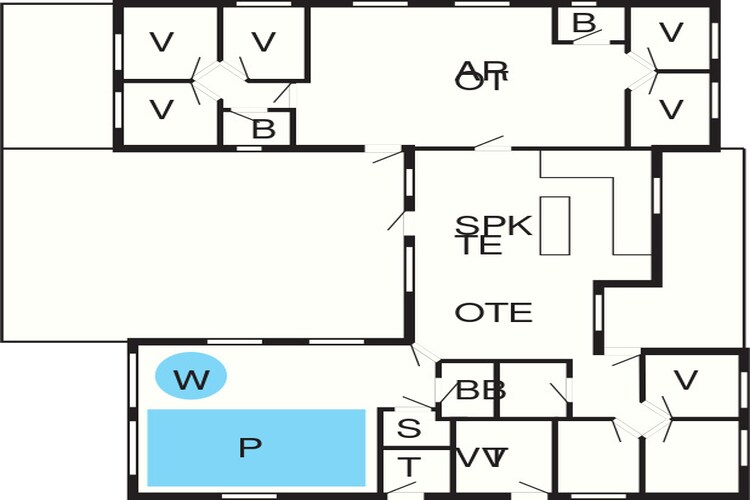 Luxe strandhuis voor 20 -- By Traum Ferienwohnungen-Plattegrond