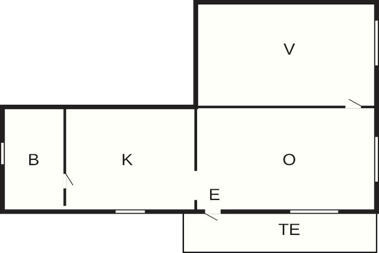 Maison de vacances pour 3 a HENÅN-By Traum - Plan