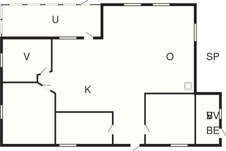 6 person holiday home in Tvååker-By Traum-Floor plan
