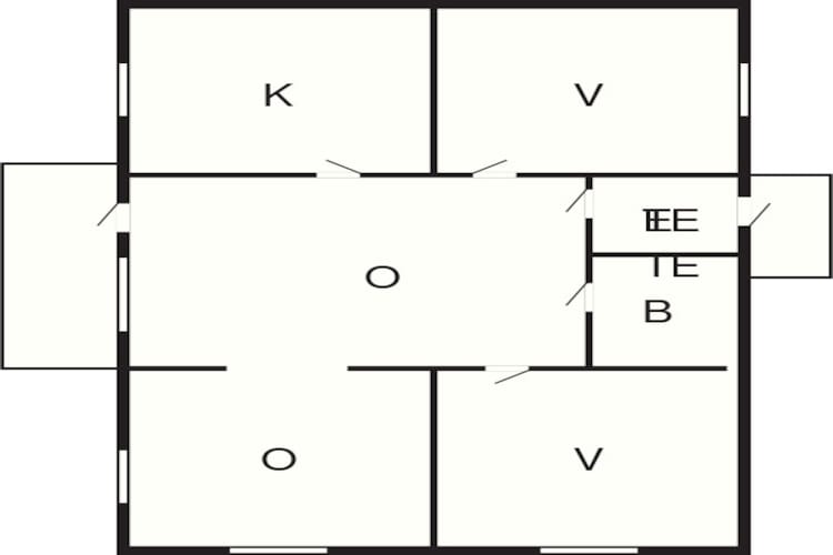 Maison de vacances pour 4 a Utvik-By Traum-Plan d'étage