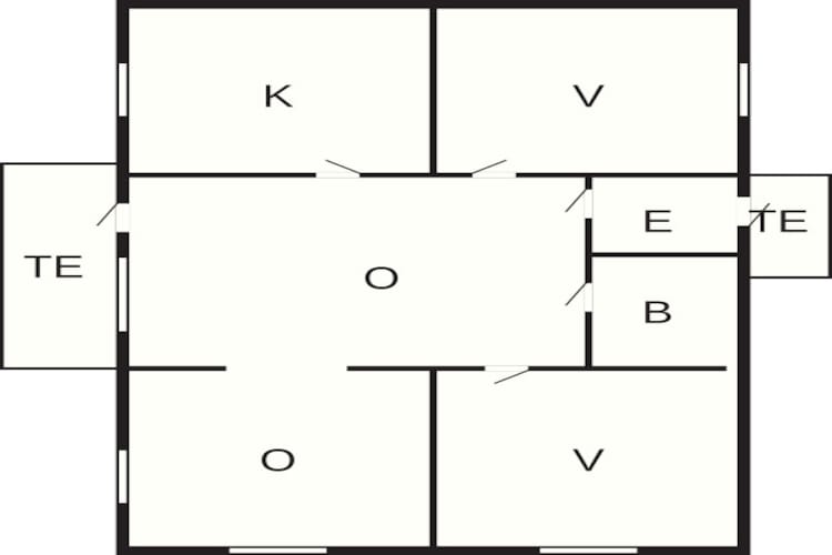 4 persoons vakantie huis in Utvik-By Traum-Plattegrond