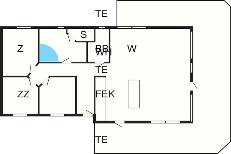 Luxe strandhuis met spa -- By Traum Ferienwohnungen-Plattegrond