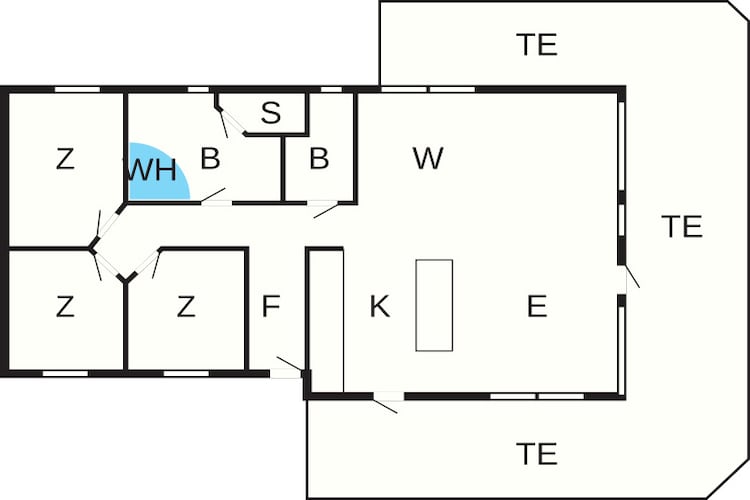 Luxe strandhuis met spa -- By Traum Ferienwohnungen-Plattegrond