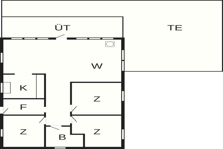 6 persoons vakantie huis in Jerup-By Traum - Plattegrond