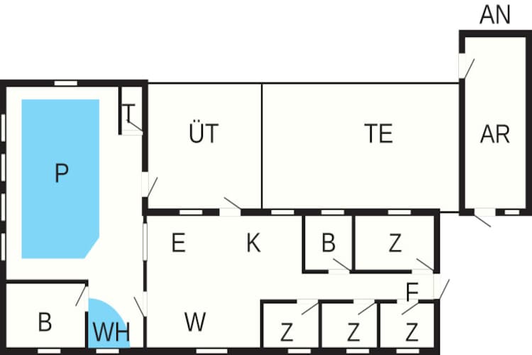 10 persoons vakantie huis in Hadsund-By Traum-Plattegrond