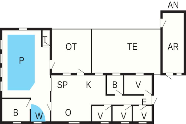 10 persoons vakantie huis in Hadsund-By Traum-Plattegrond