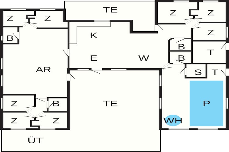 Luxe retraite in Marielyst -- By Traum Ferienwohnungen-Plattegrond