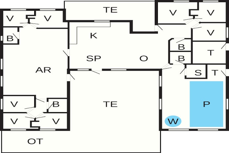 Luxe retraite in Marielyst -- By Traum Ferienwohnungen-Plattegrond