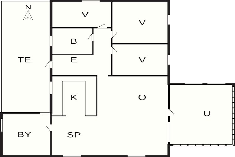 6 persoons vakantie huis in Nørre Nebel-By Traum-Plattegrond