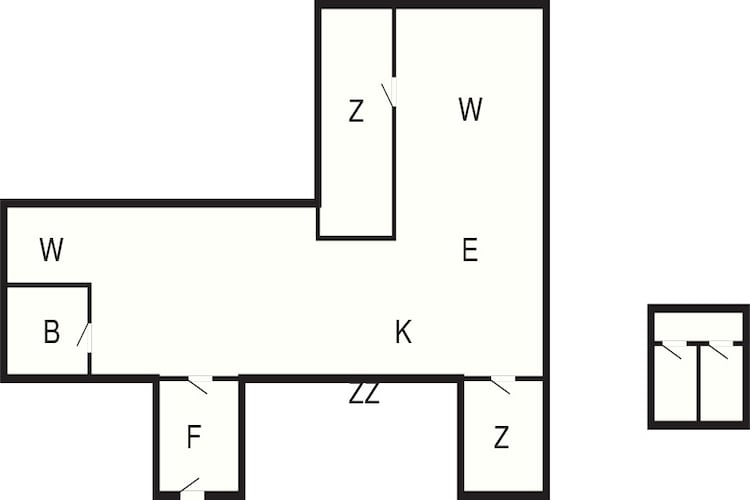 Sfeervol huis nabij strand -- By Traum Ferienwohnungen-Plattegrond