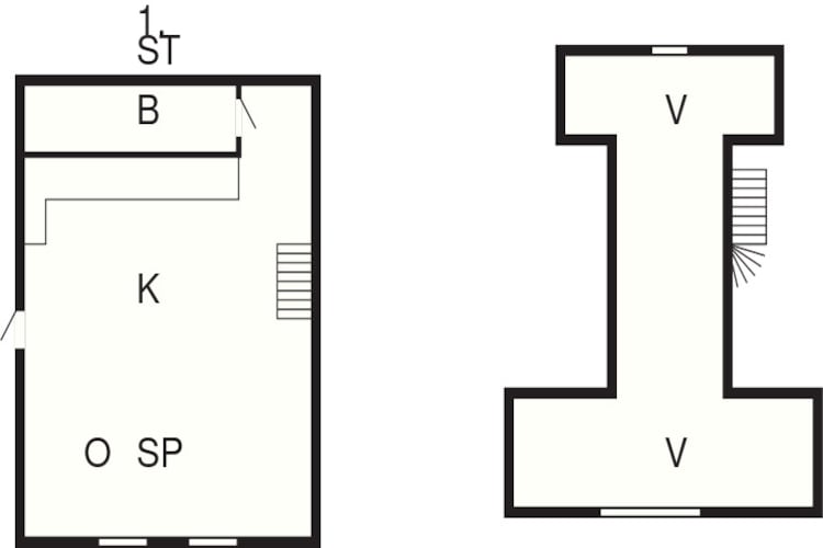 4 persoons vakantie huis in SLITE-Plattegrond