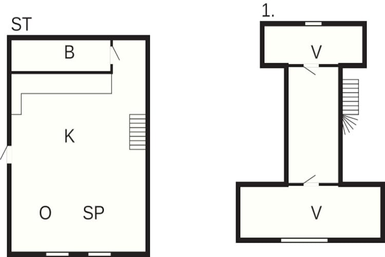 4 persoons vakantie huis in SLITE-Plattegrond