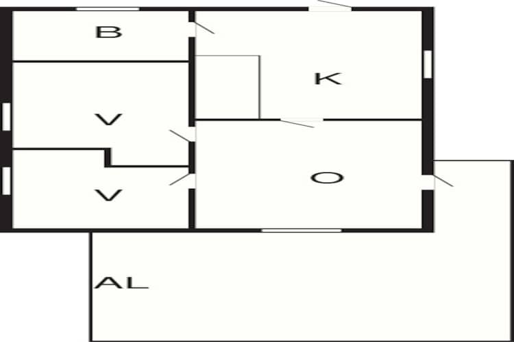 Maison de vacances pour 4 a HÄLLEVADSHOLM-By Traum-Plan d'étage