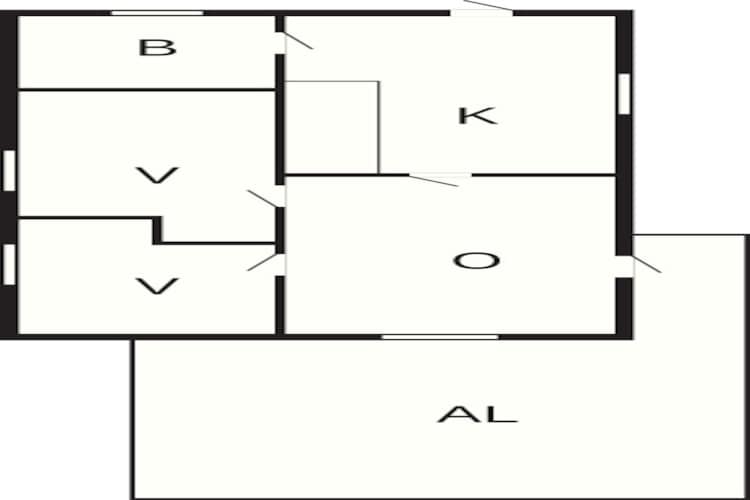 Maison de vacances pour 4 a HÄLLEVADSHOLM-By Traum - Plan
