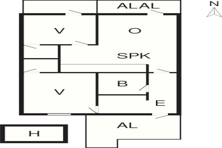 5 persoons vakantie huis in Ebeltoft-By Traum-Plattegrond
