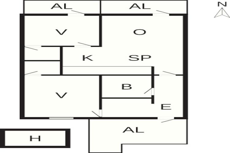 5 persoons vakantie huis in Ebeltoft-By Traum-Plattegrond