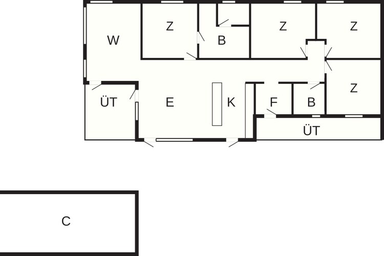 10 persoons vakantie huis in Vinderup-By Traum-Plattegrond