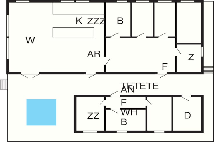 12 person holiday home in Harboøre-By Traum-Floor plan