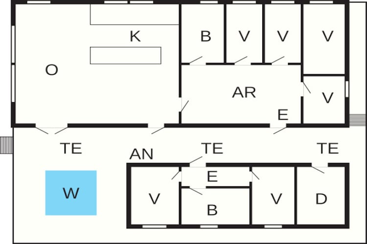 12 persoons vakantie huis in Harboøre-By Traum-Plattegrond