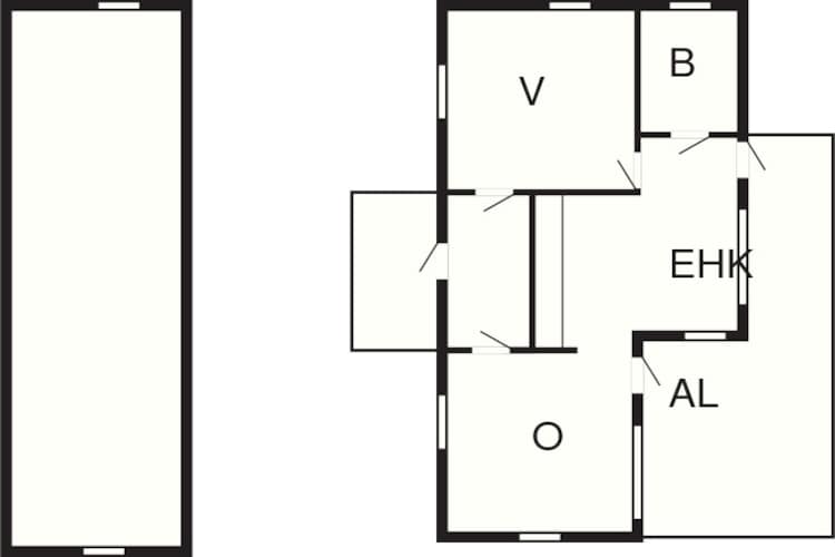 Maison de vacances pour 6 a VITTARYD-By Traum-Plan d'étage