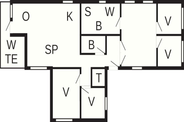 10 persoons vakantie huis in Bogense-By Traum-Plattegrond