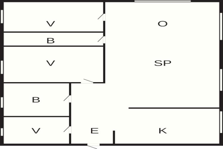 Rustig toevluchtsoord in Bogense -- By Traum Ferienwohnungen-Plattegrond