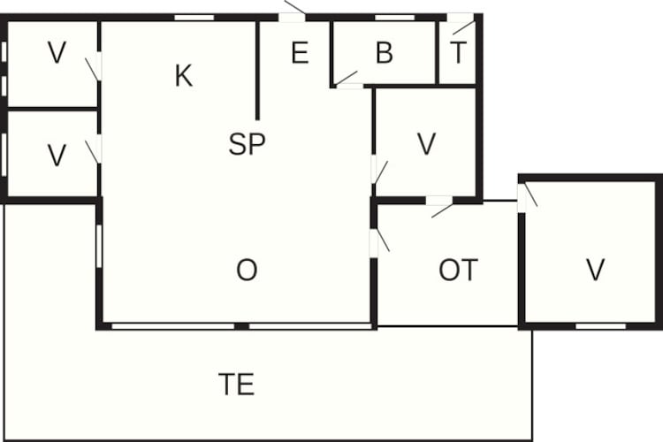 Maison de vacances pour 8 a Hadsund-By Traum - Plan