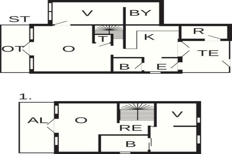 8 person holiday home in Hals-By Traum - Floor plan