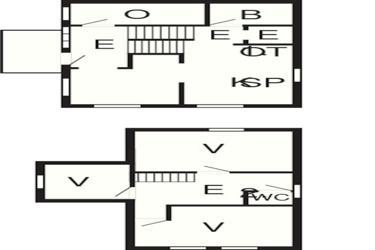 Maison de vacances pour 6 a LONEVÅG-By Traum-Plan d'étage