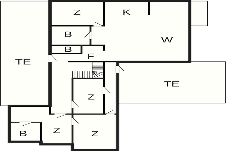Gezinsvriendelijk huis aan het strand - Plattegrond