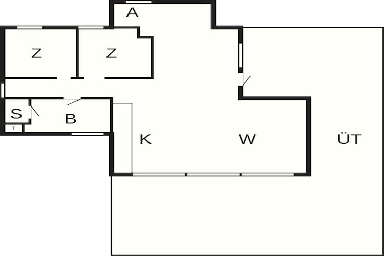 6 persoons vakantie huis in Løkken-By Traum - Plattegrond