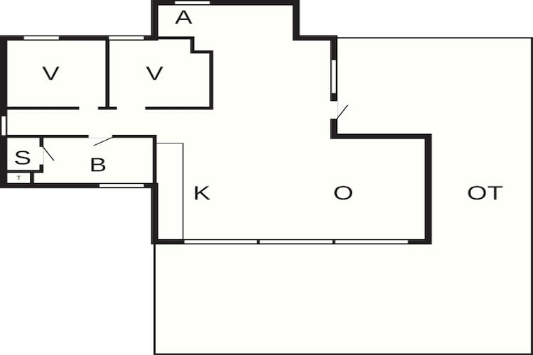 6 persoons vakantie huis in Løkken-By Traum - Plattegrond
