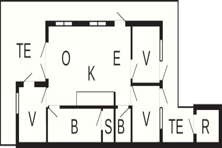 6 persoons vakantie huis in Gjern-By Traum-Plattegrond