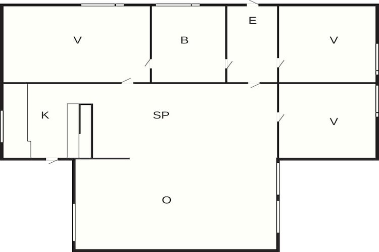 Rivieroever retraite in Rageleje -- By Traum Ferienwohnungen-Plattegrond