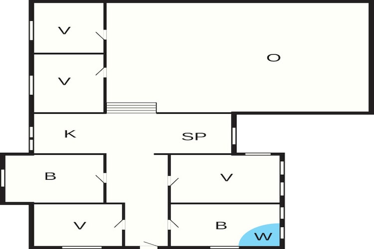 8 persoons vakantie huis in Sæby - Plattegrond
