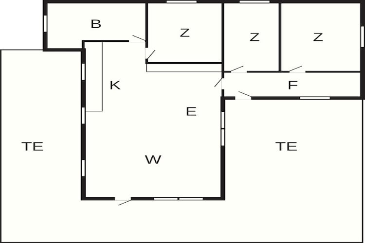 6 persoons vakantie huis in Tarm-By Traum - Plattegrond