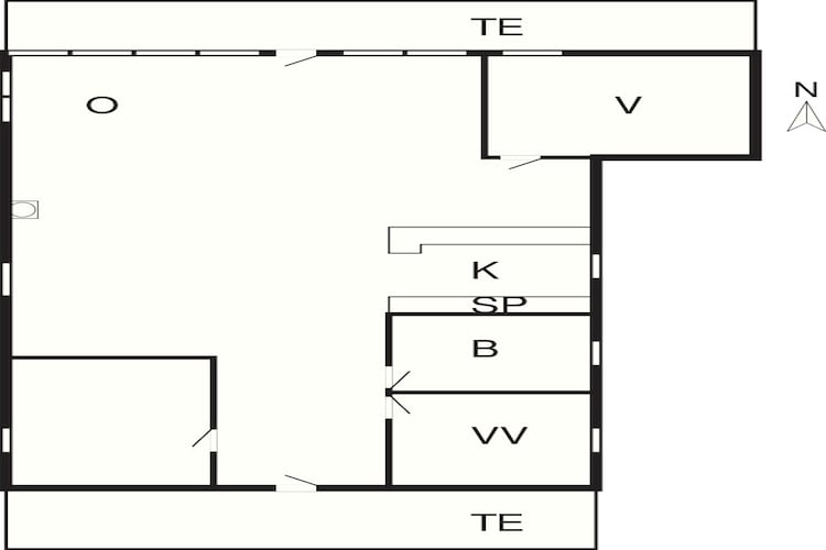 6 persoons vakantie huis in Ulfborg-By Traum-Plattegrond