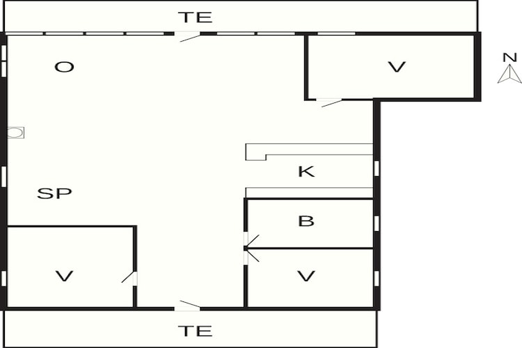 6 persoons vakantie huis in Ulfborg-By Traum-Plattegrond