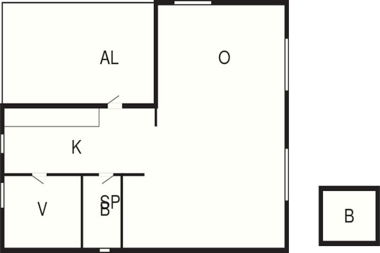 4 person holiday home in LJUSDAL-By Traum-Floor plan