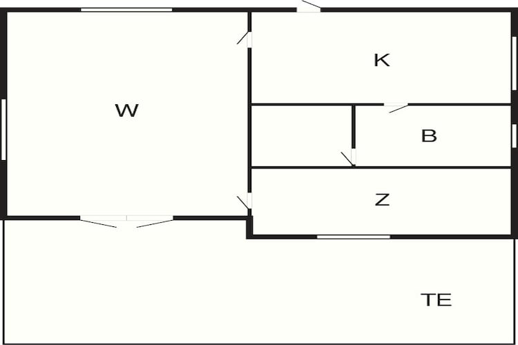 4 Personen Ferienhaus in Faxe Ladeplads-By Traum-Grundriss